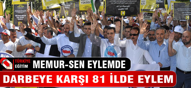 Memur-Sen'den Darbe'ye Karşı Eylem