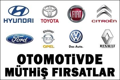 Otomotivde müthiş fırsatlar