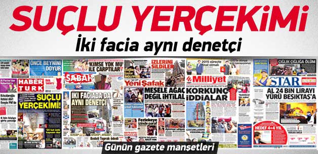 8 Eylül gazete manşetleri