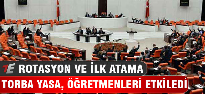 Torba Yasa, öğretmenleri nasıl etkileyecek?