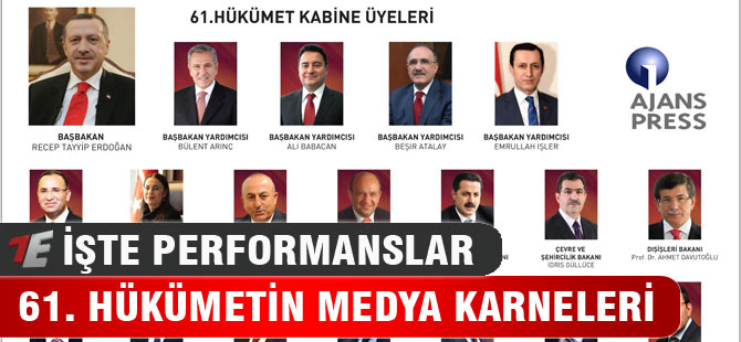 61. Hükümetin Medya Karneleri