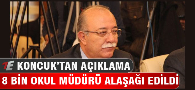 8 Bin Okul Müdürü Alaşağı Edildi