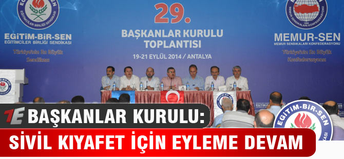 Sivil Kıyafet İçin Sivil İtaatsizliğe Devam