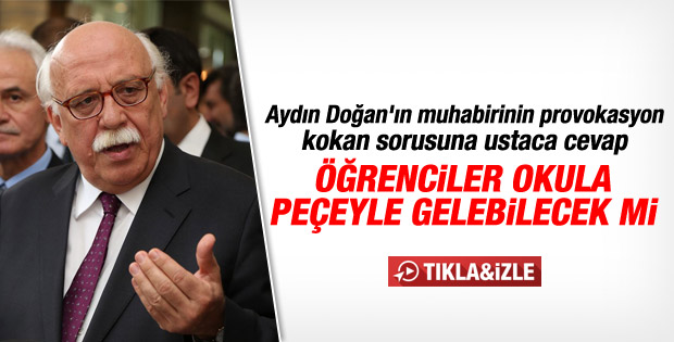 Nabi Avcı'ya peçe sorusu İZLE