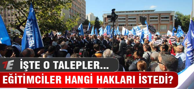 Eğitimciler MEB'den ne talep ediyor