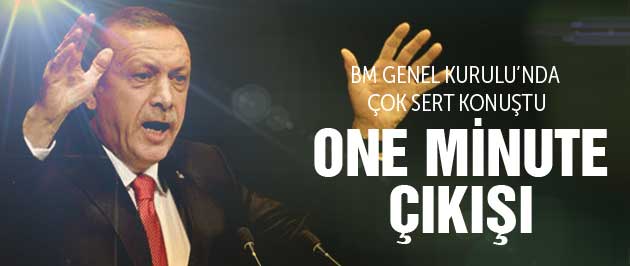 Erdoğan'dan BM'de çok sert sözler!