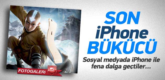 Bükülen iPhone 6 sosyal medyayı salladı