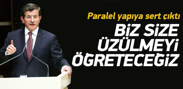 Davutoğlu'ndan paralel yapıya sert çıkış