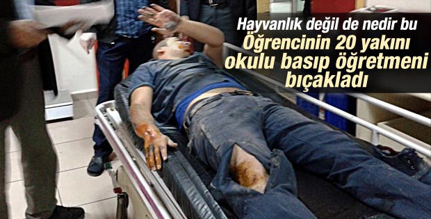 Batman'da öğrencinin 20 yakını okulu bastı