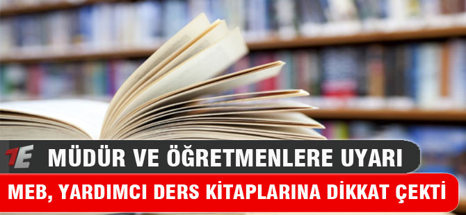 MEB'den propaganda amaçlı ders kitabı uyarısı