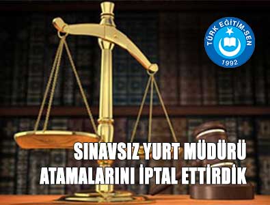 Sınavsız Müdür Atamalarına Bir İptal Daha