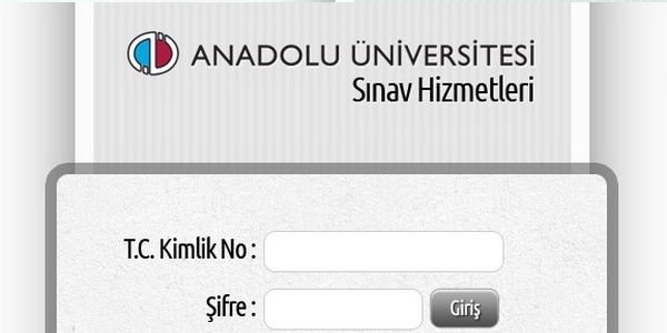 AÖF sınav görevlisi işlemleri