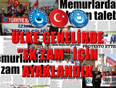 Ülke Genelinde Ek Zam Eylemleri