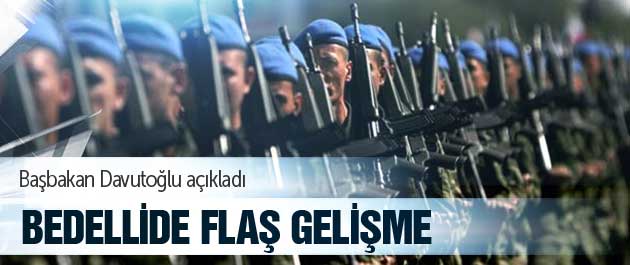 Davutoğlu'ndan bedelli açıklaması!