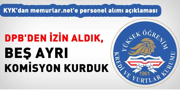 KYK: Mülakatlar 100 gün sürmeyecek