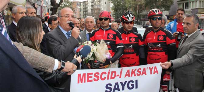 Pedallar Mescid-i Aksa İçin Dönüyor