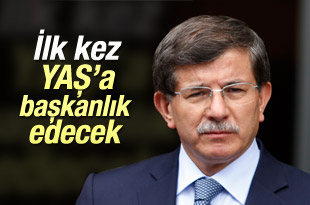 Başbakan Davutoğlu ilk kez YAŞ'a başkanlık edecek