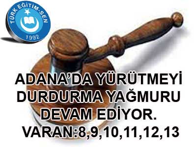 Müdür Değerlendirme 6 YD Kararı Adana