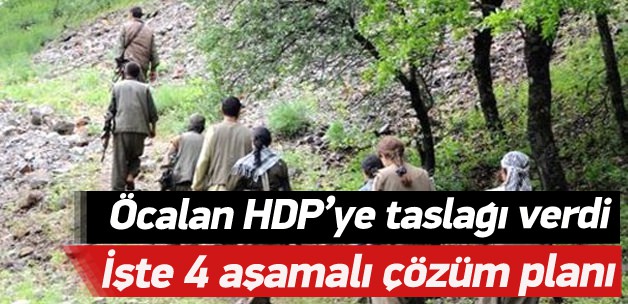 Öcalan'ın 4 aşamalı çözüm planı