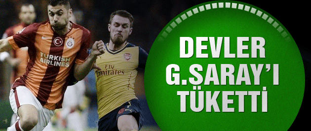 Arsenal Galatasaray'ı perişan etti