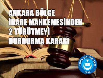 Müdürlükte Ankara'da Bölge İdareden 2 YD Kararı
