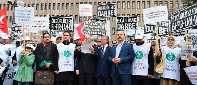 Aktif-Sen'den Adliye Önünde Eylem