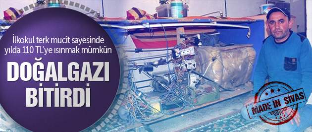 İlkokul terk mucitten doğalgaza rakip