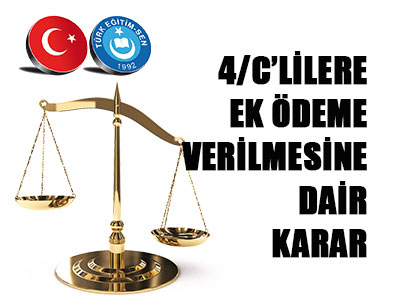 4/C'lilere Ek Ödeme Verilmesine Dair Karar