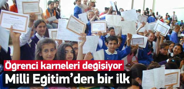 Öğrenci karneleri de değişiyor