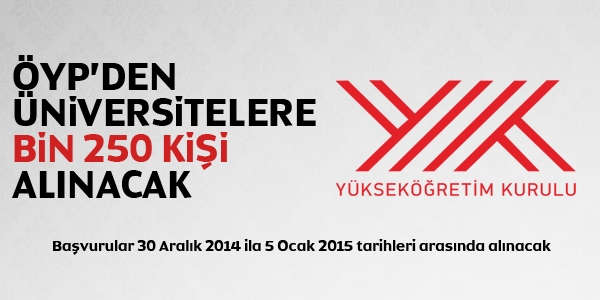 ÖYP kadro ilanları yayımlandı