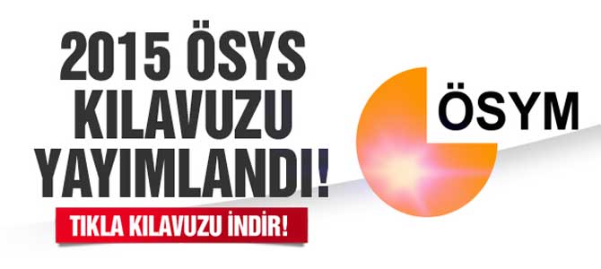 ÖSYS kılavuzu ve başvuru bilgileri