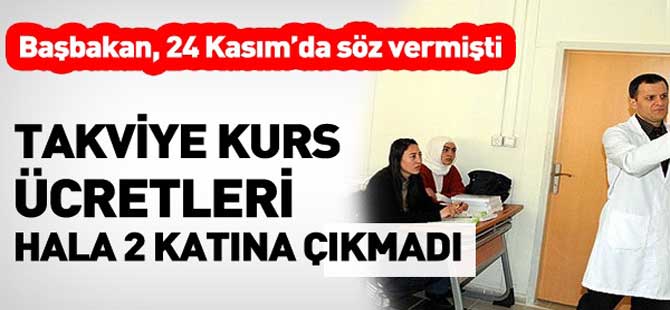 Takviye kurs ücretleri hala 2 katına çıkmadı