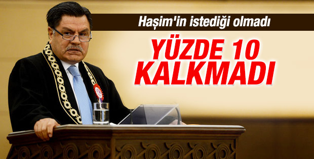 AYM'nin seçim barajı kararı