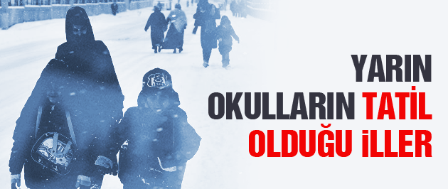 Yarın okullar tatil mi? 7 Ocak tatil kararı alan iller