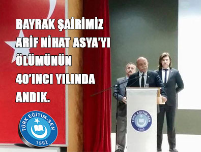 Türk Eğitim-Sen, Bayrak Şairi'ni Unutmadı