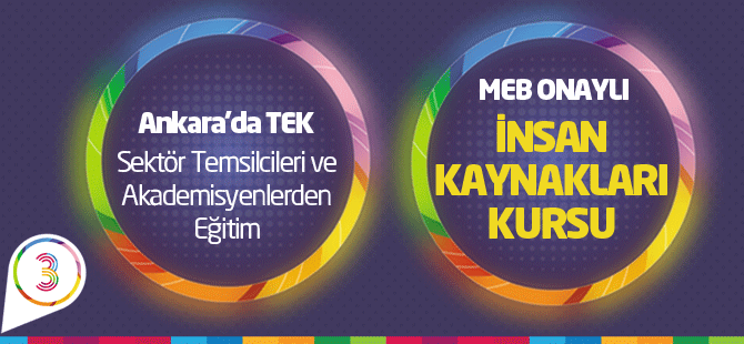MEB Onaylı İnsan Kaynakları Kursu