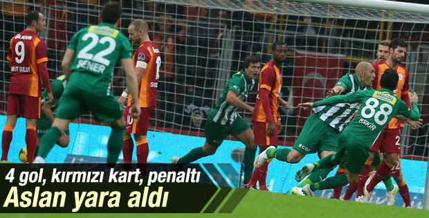 Galatasaray evinde Bursaspor ile berabere kaldı