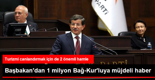 Davutoğlu üç müjde birden verdi