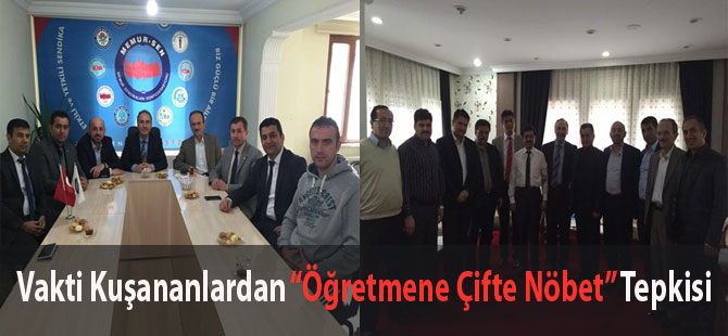 Vakti Kuşananlardan “Öğretmene Çifte Nöbet” Tepkisi