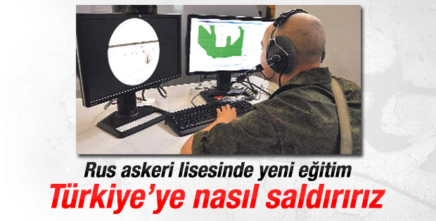 Rus askeri lisesinde Türkiye'ye saldırı eğitimi