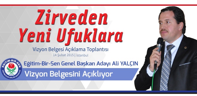 Ali Yalçın Vizyon Belgesini Açıklıyor