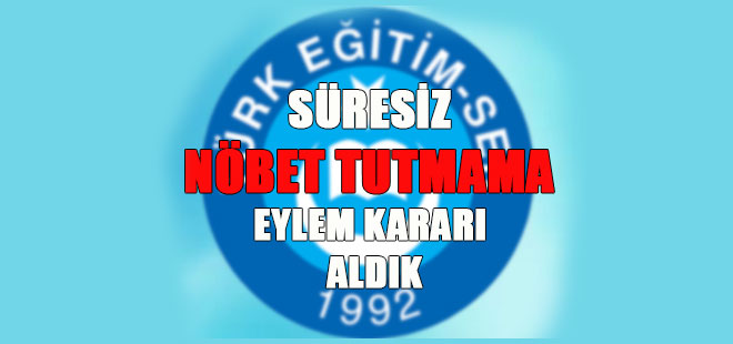 Koncuk MEB'e Rest Çekti: Süresiz Eylem Kararı