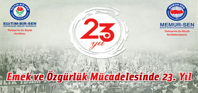 Eğitim-Bir-Sen 23 Yaşında