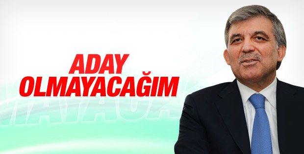 Abdullah Gül'e adaylık sorusu