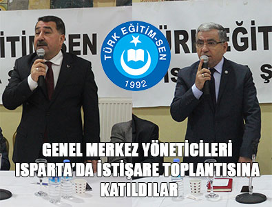 TES Genel Merkez Yöneticileri Isparta'da