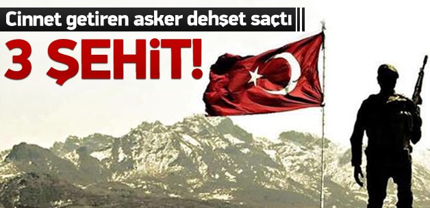 Nöbetteki asker 3 arkadaşını vurdu!