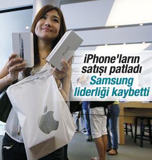 Apple akıllı telefon pazarında lider oldu