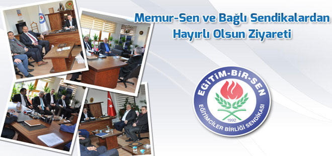 Memur-Sen'den Ali Yalçın'a Ziyaret