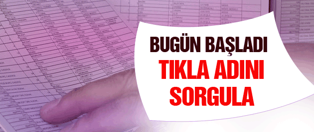 2015 genel seçim seçmen sorgulama bugün başladı