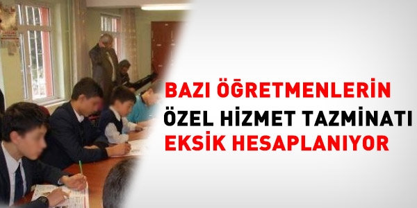 Öğretmenlerin Tazminatı Eksik Hesaplanıyor